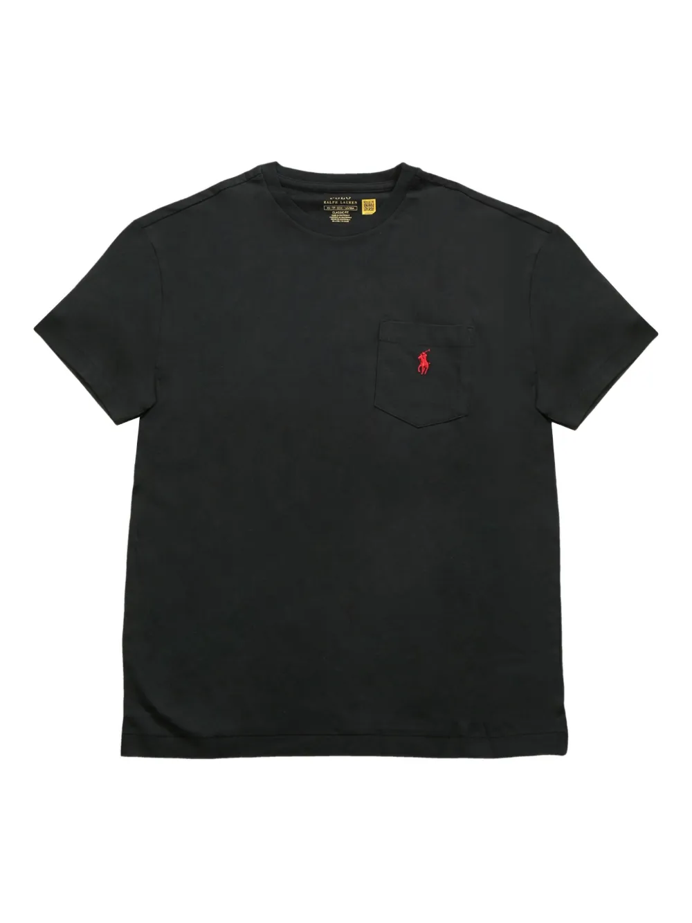 

Хлопковая футболка POLO RALPH LAUREN, черный