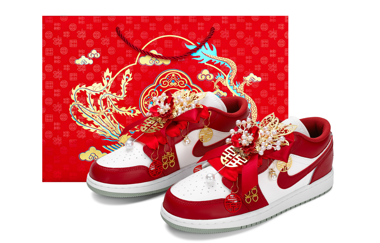 

Jordan Кроссовки Air 1 Low top Vintage Unisex красные