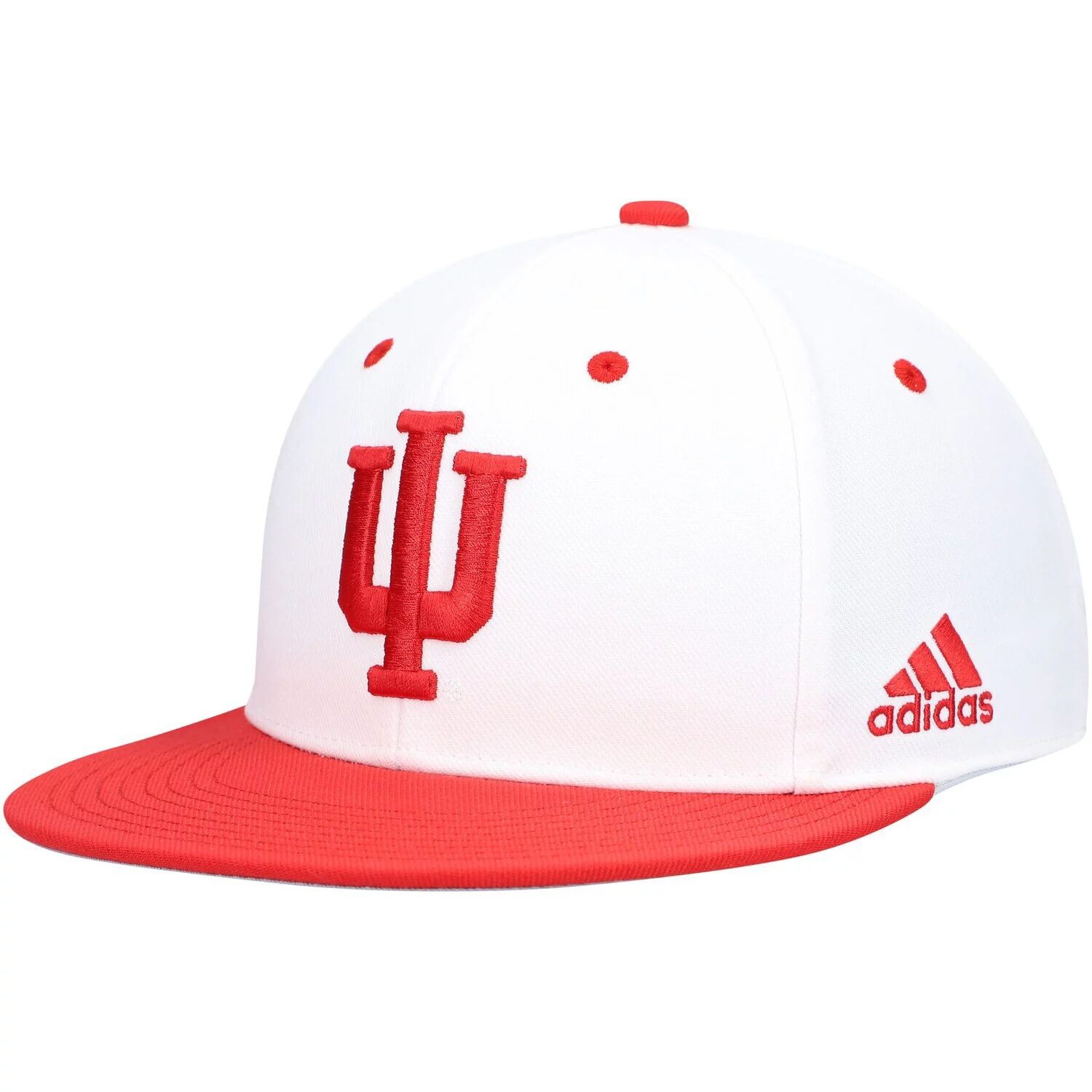 

Мужская бейсбольная кепка adidas White Indiana Hoosiers On-Field