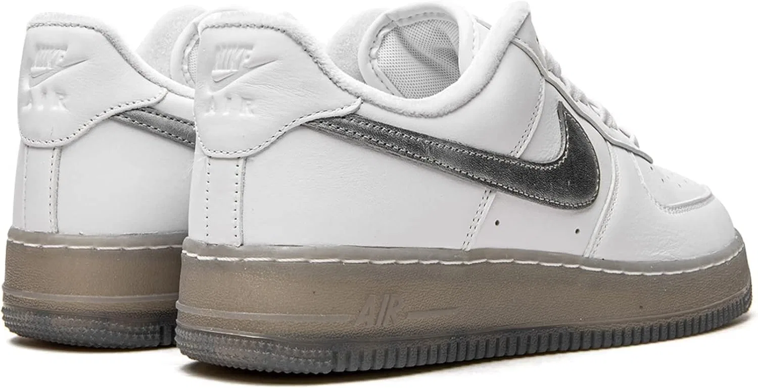 Кроссовки Nike Air Force 1 '07, белый/металлик серебро — фото 3