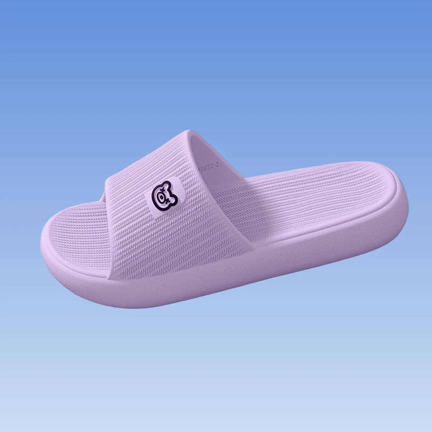 Универсальные тапочки для ванной, унисекс, тапочки Cloud Slippers, супермягкие нескользящие сандалии для ванной, мужские и женские тапочки без шнурков, удобные, легкие, летние тапочки для ванной Generisch, лиловый — фото 4