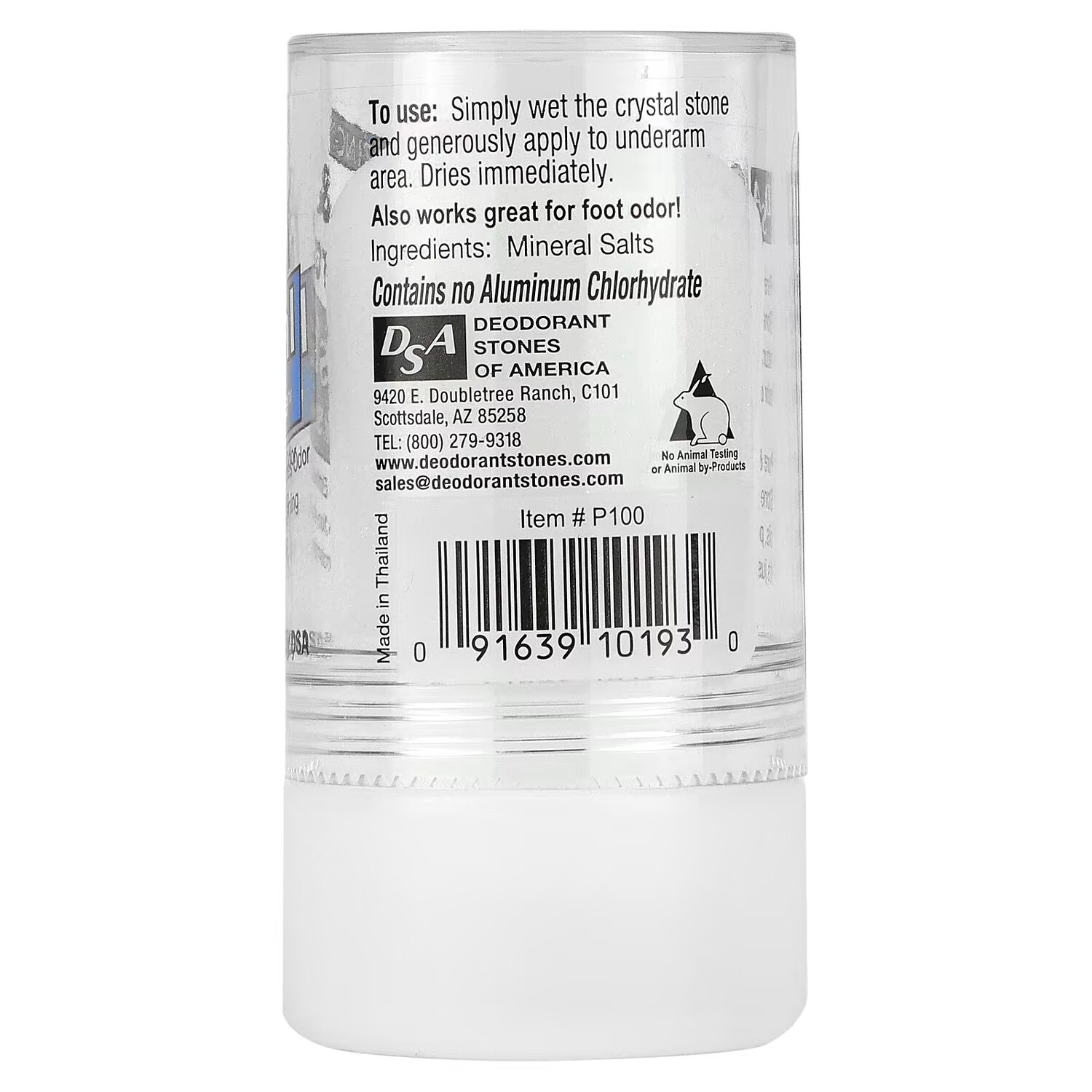 Дезодорант-кристалл Thai Deodorant Stone Pure & Natural Crystal Deodorant Stone, 120 г — фото 2