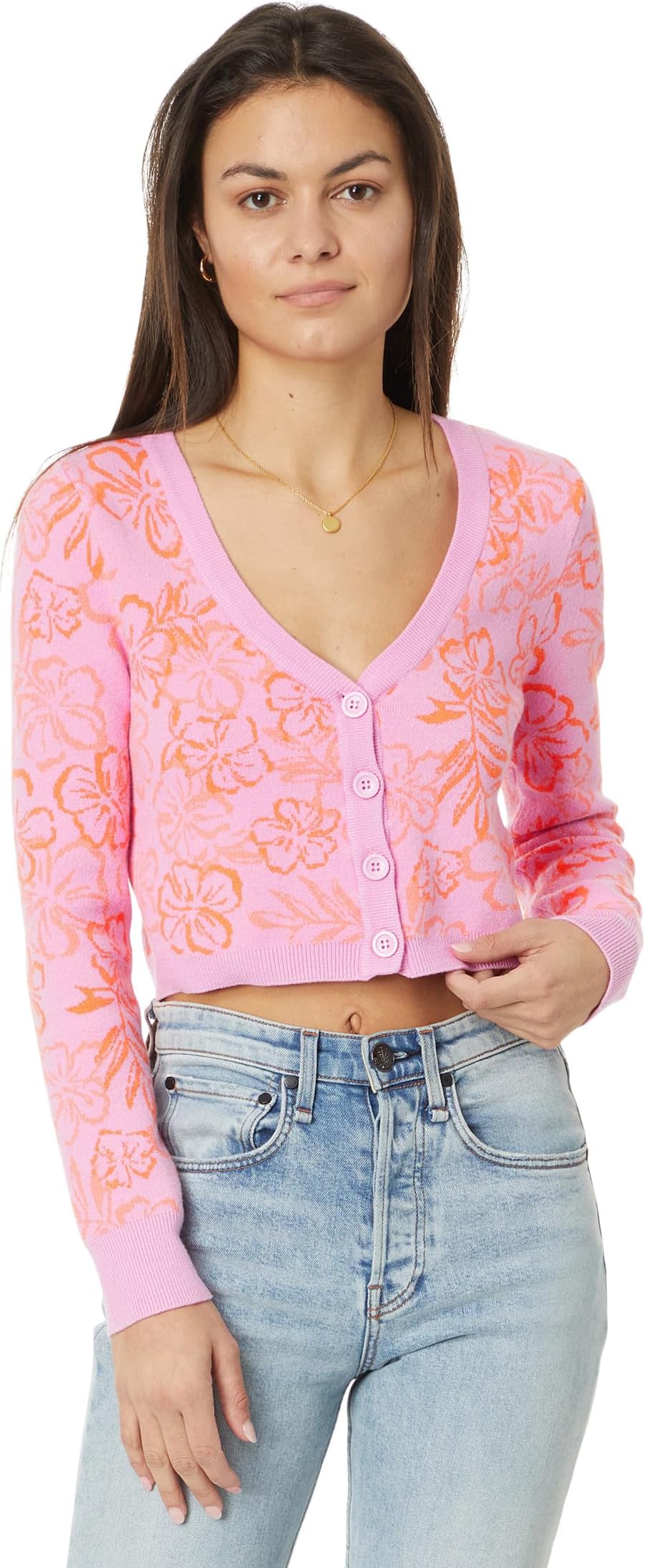 

Свитер L*Space Spring Fling Sweater, цвет Hibiscus Kiss