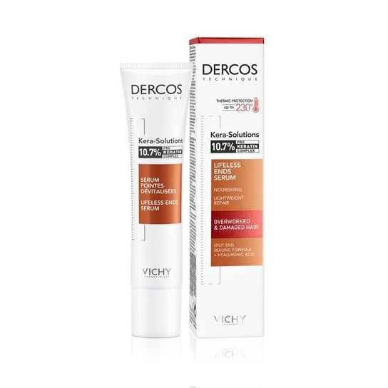 

Питательная сыворотка для секущихся кончиков волос 40мл Vichy, Dercos Kera-Solutions Lifeless Ends Serum