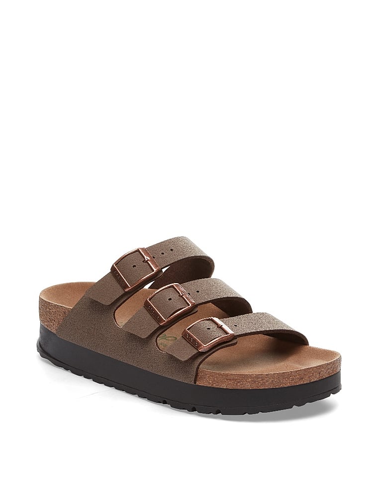 Сандалии Florida на платформе Flex Vegan Birkenstock, цвет mocha