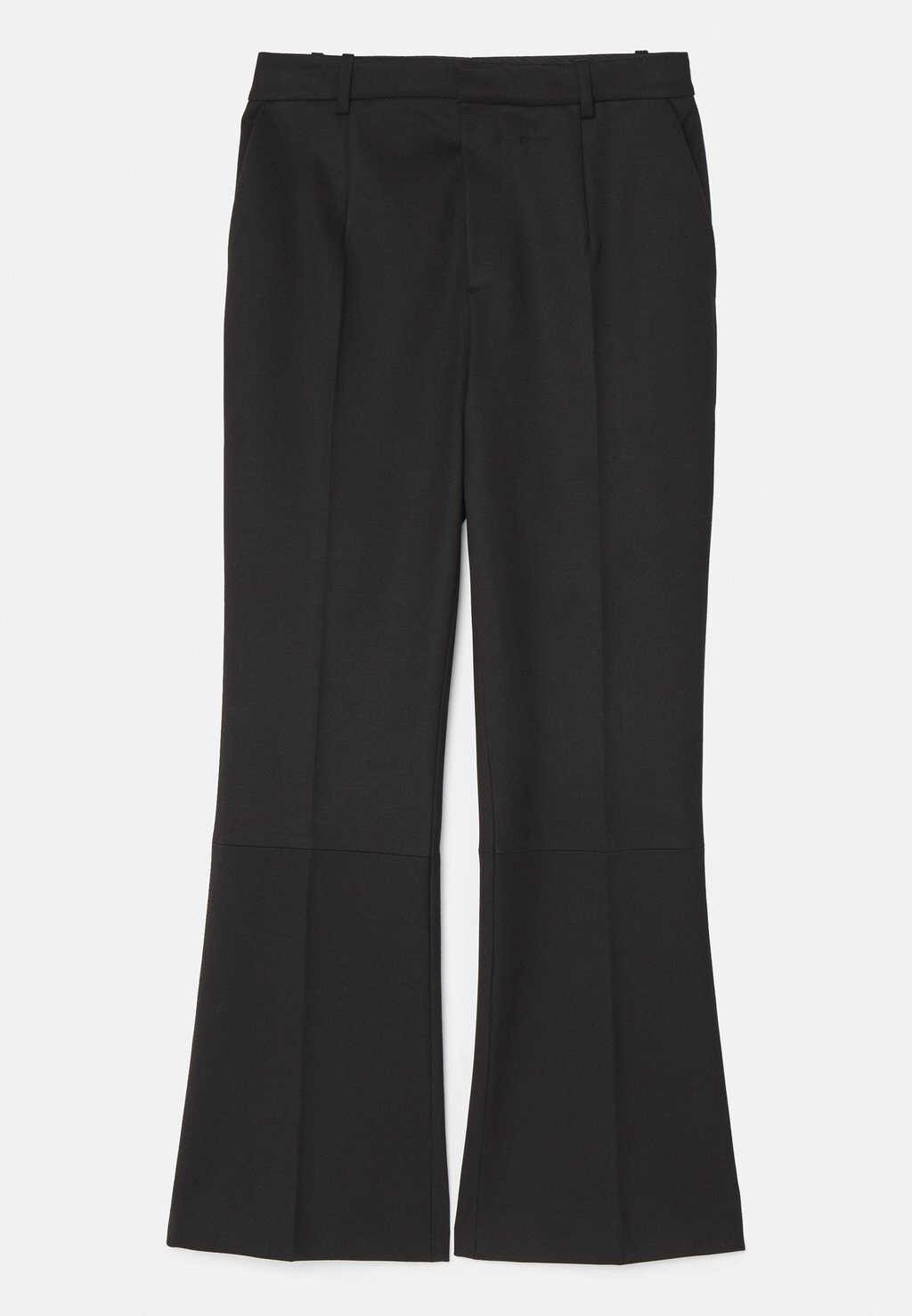 

Тканевые брюки CROPPED KICK TROUSER Victoria Beckham, черный