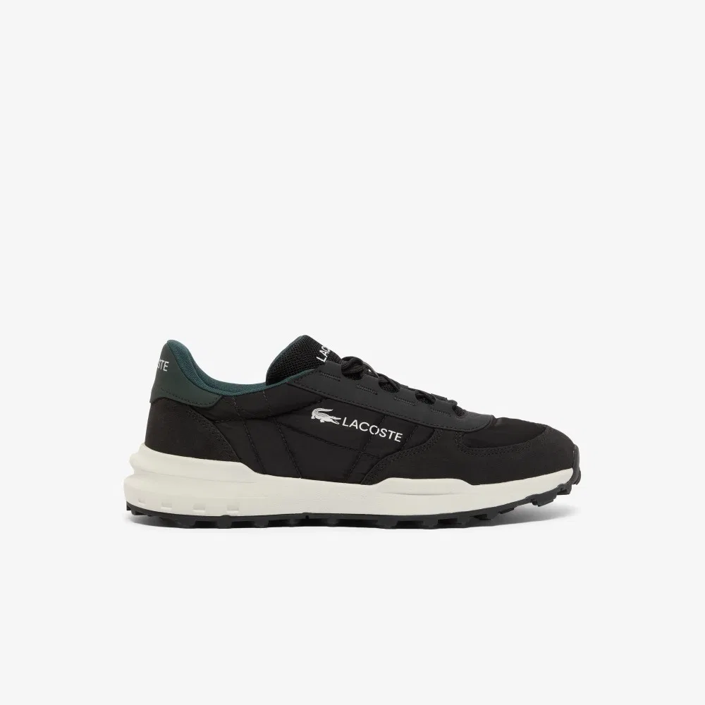 Мужские чёрно-зелёные кроссовки Lacoste Elite Active Evo