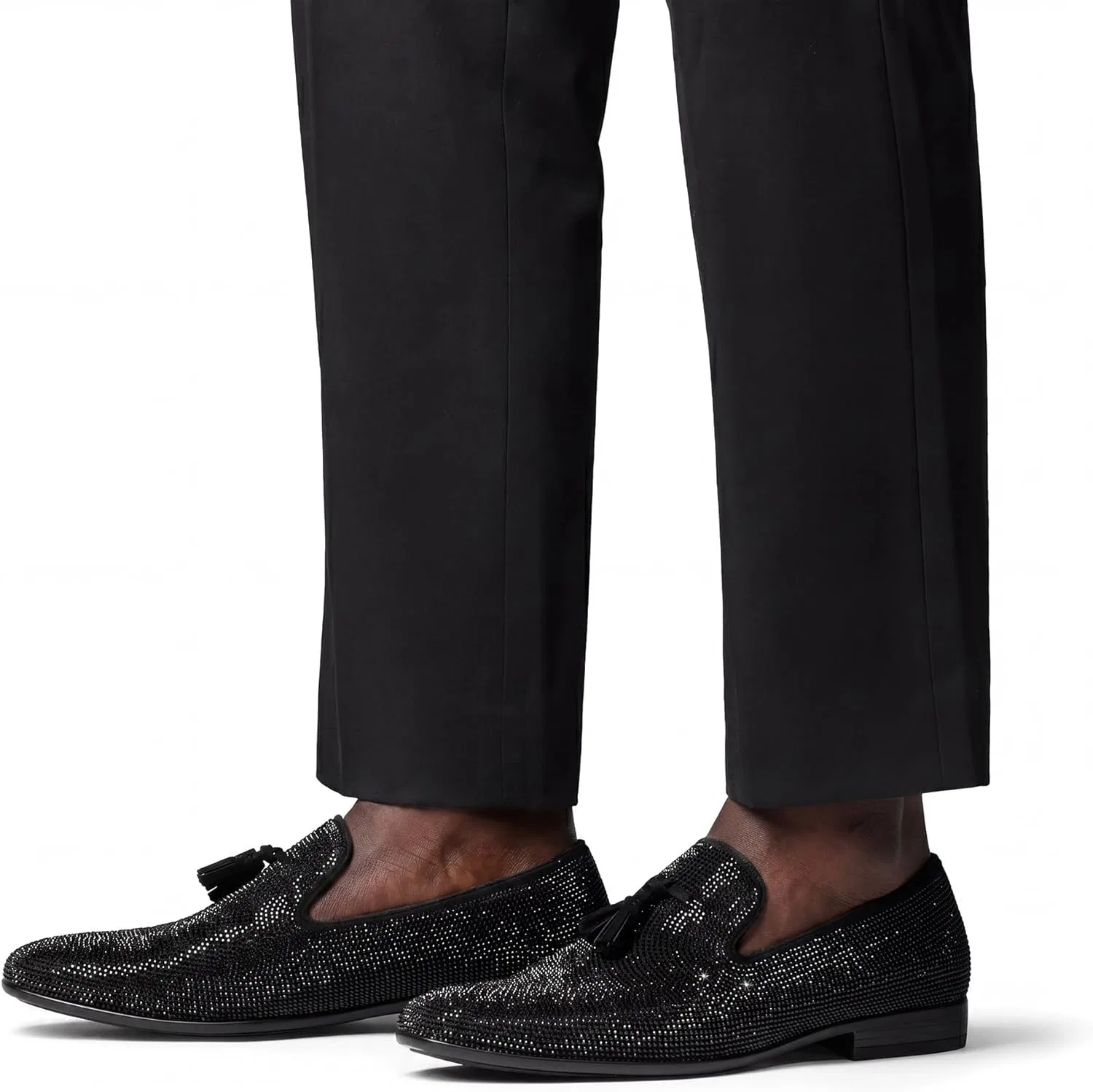 Лоферы с кисточкой Bruno Marc, Black — фото 2