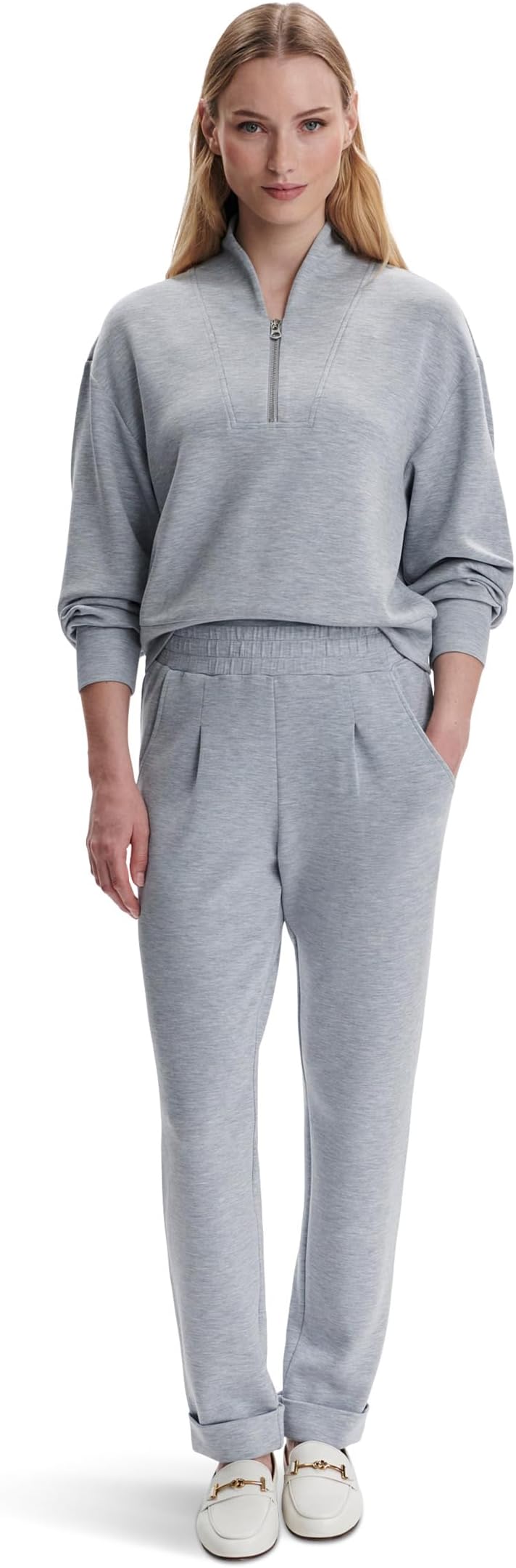 

Брюки Varley The Rolled Cuff Pants, цвет Mid Blue Marl