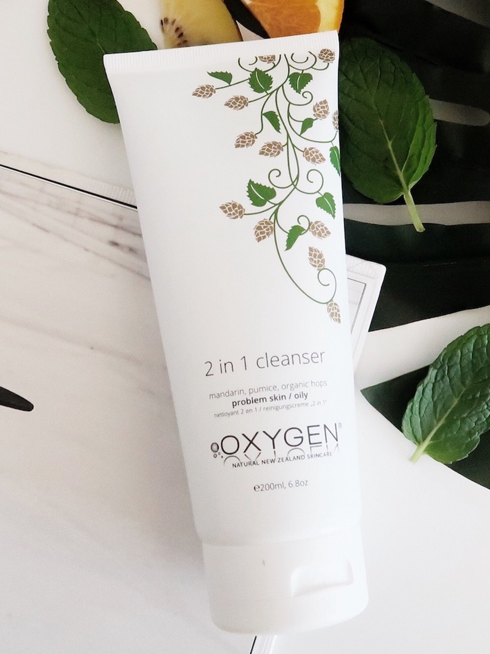 Гель для умывания Oxygen natural NZ skincare — Двухфазный очищающий гель , Pear, 200 мл — фото 3