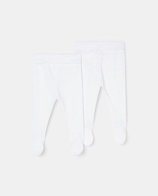 

Комплект из 2 детских леггинсов Cotton Juice, белый