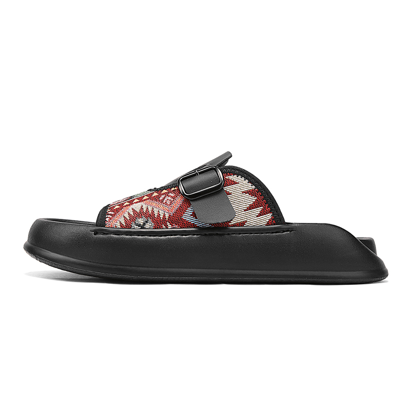 

Budding Bear Мужские противоскользящие шлепанцы слайдеры черные, цвет Black