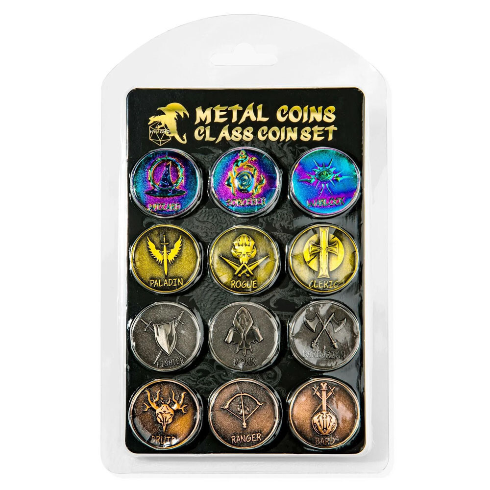 

Аксессуары Hymgho Premium Gaming Metal Coins: Class Coin Set (12)