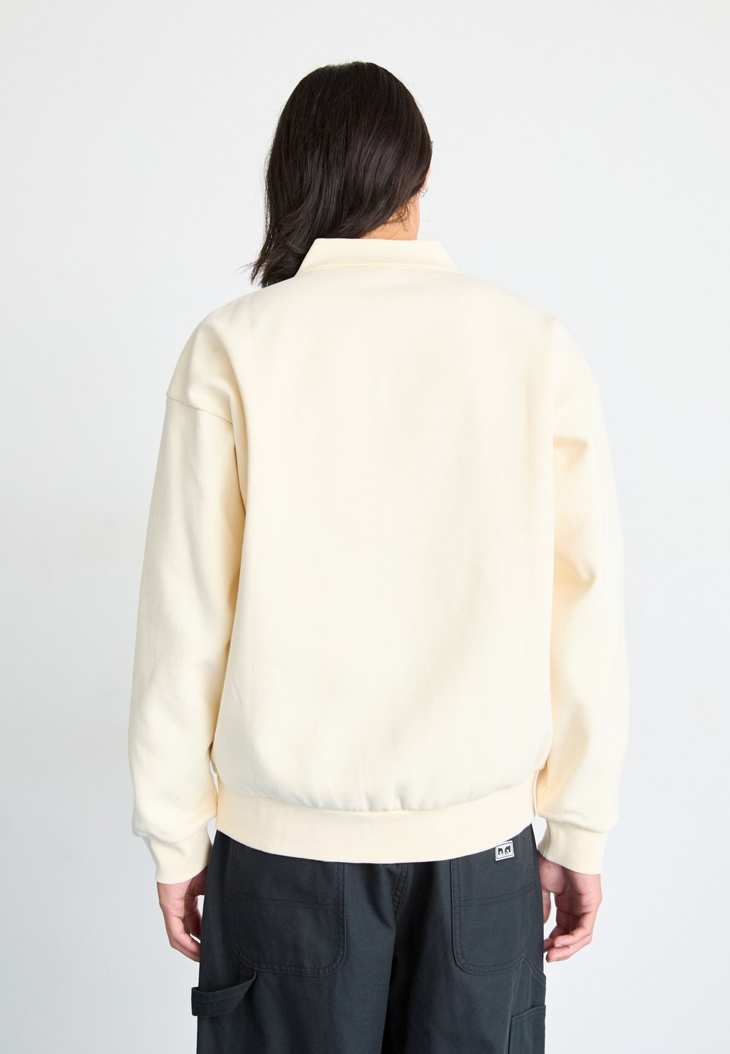 

Топ с длинными рукавами LOWERCASE Obey Clothing, молочный