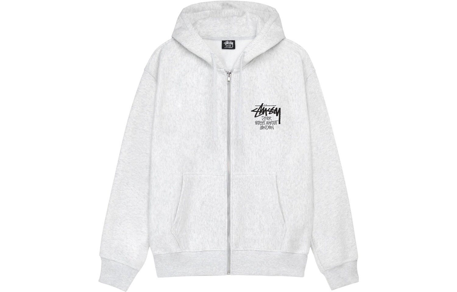 

Толстовка унисекс серая Stussy, серый