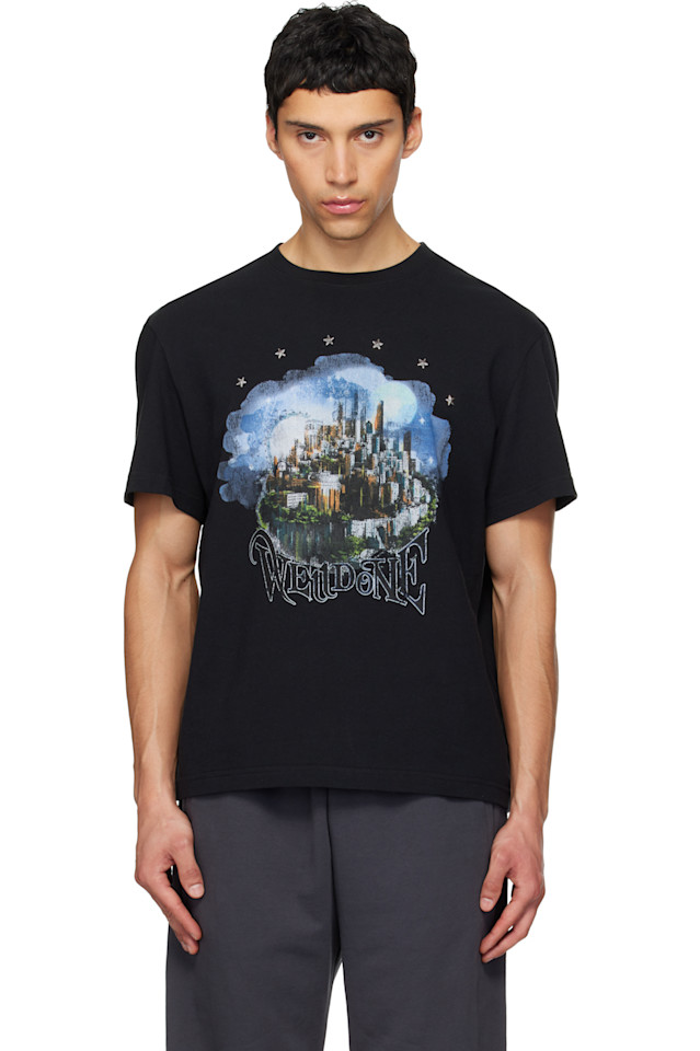 

Городская футболка стандартного кроя We11Done, черный