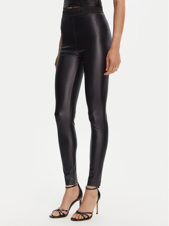 

Облегающие леггинсы 78HAC101 Versace Jeans Couture, черный