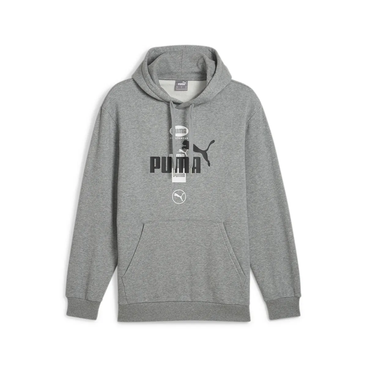 

Толстовка PUMA с капюшоном "POWER GRAPHIC HOODIE FL", серый