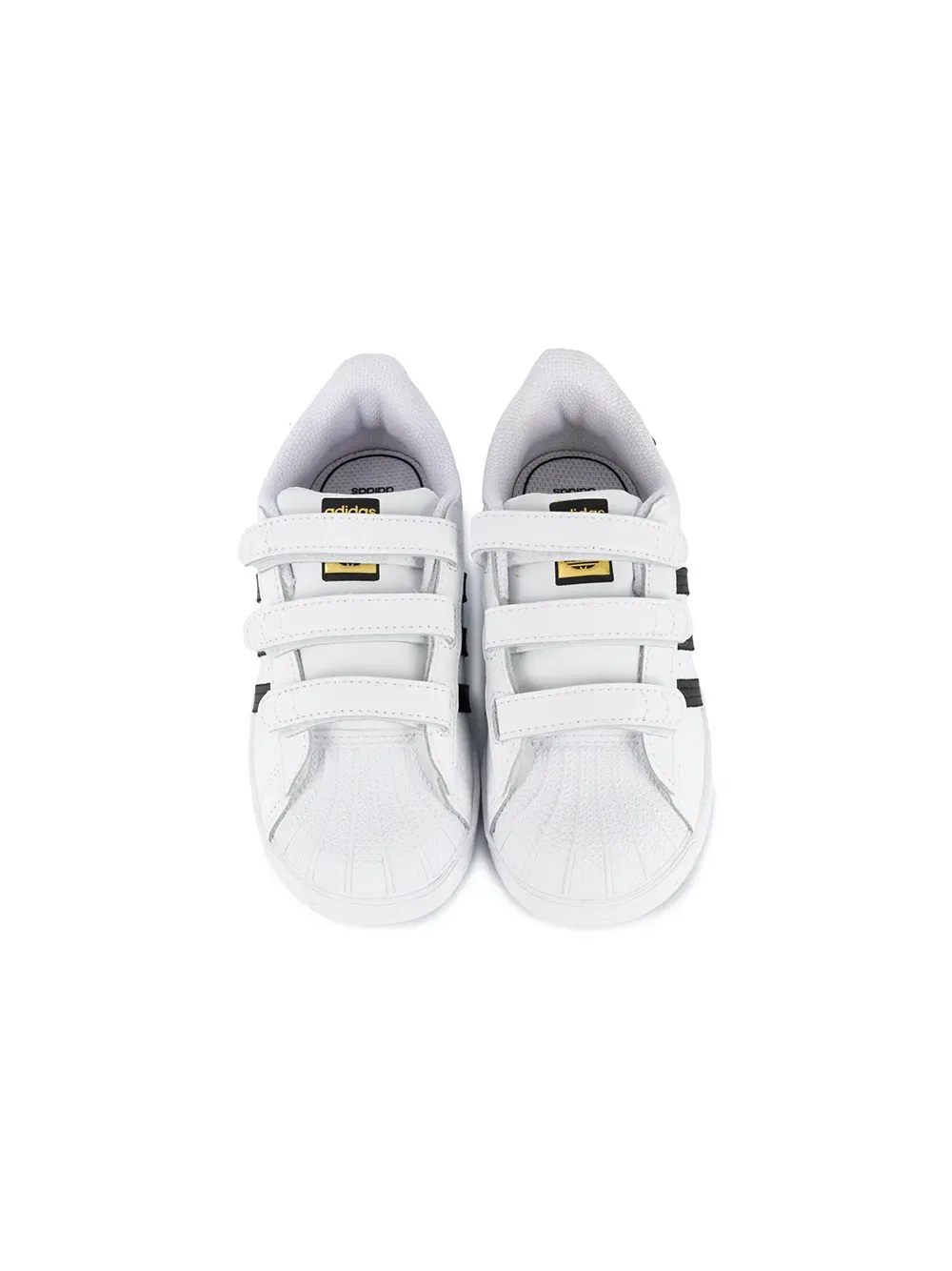 Кроссовки Superstar с ремешком на липучке Adidas Kids, белый — фото 3