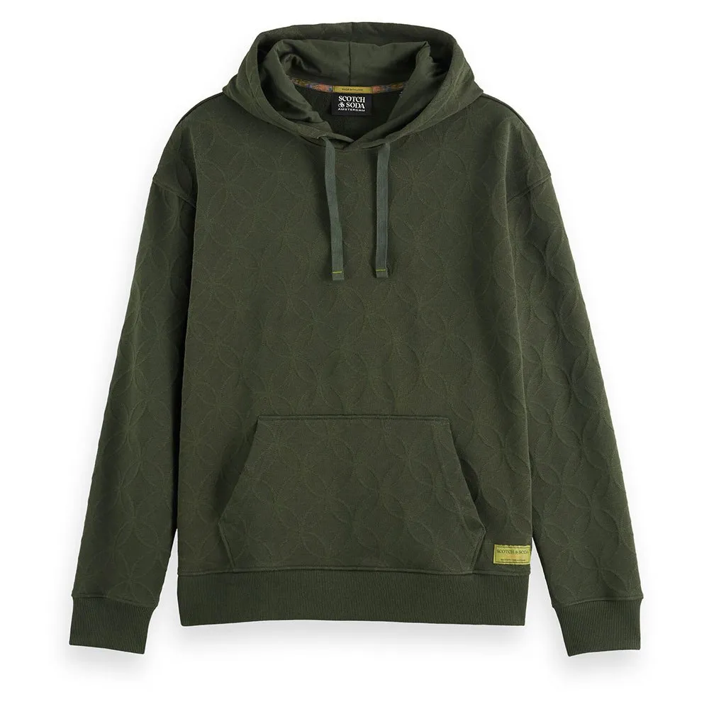 

Худи Scotch & Soda Jacquard Terry, зеленый