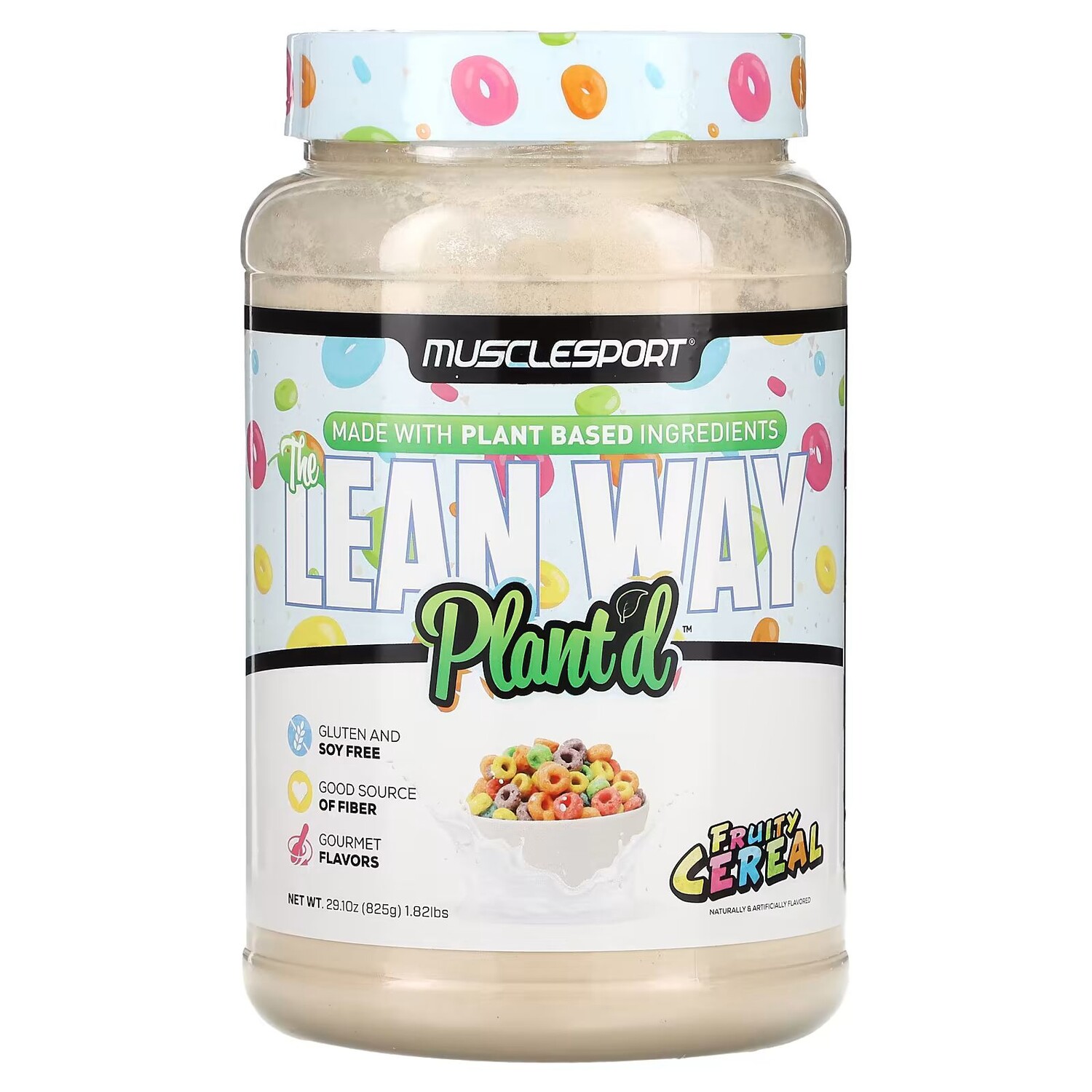 

The Lean Way, Plant'd, фруктовые хлопья, 29,10 унций (825 г) Musclesport
