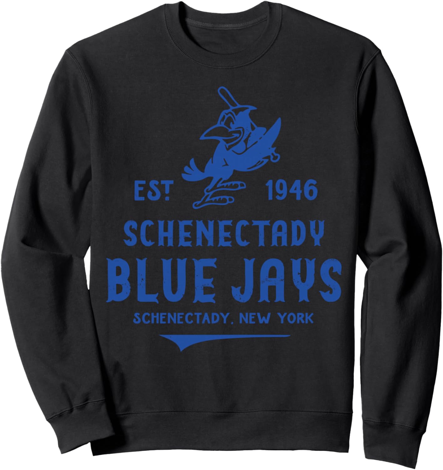 

Scentady Blue Jays - Нью-Йорк - Винтажная бейсбольная толстовка с эффектом исчезновения All Seeing, черный