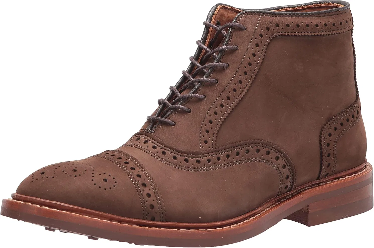 Оксфорды водонепроницаемые Allen Edmonds, коричневый нубук