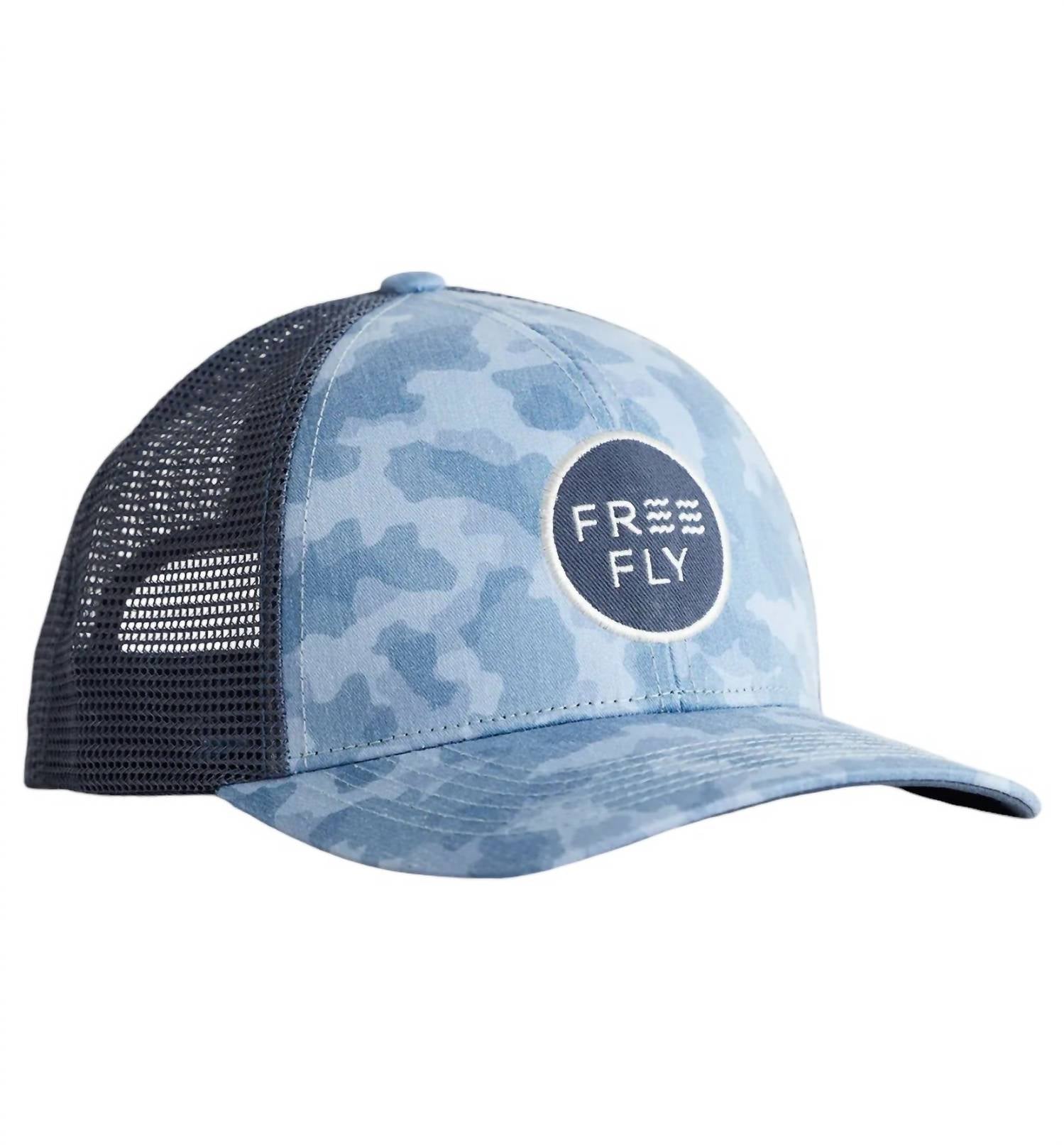 

Мужская кепка дальнобойщика Camo в цвете Tidewater Camo FREE FLY