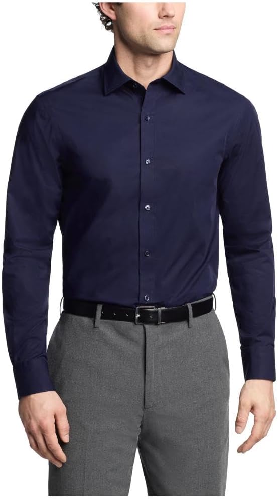 

Мужская рубашка Tommy Hilfiger The Flex Stretch на пуговицах, Peacoat Blue