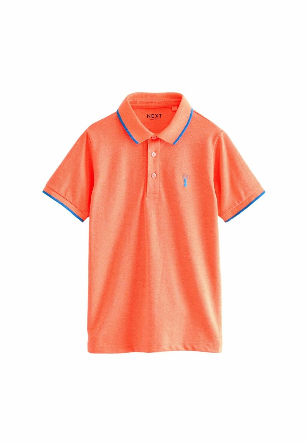 

Рубашка-поло SHORT SLEEVE Next, цвет burnt orange denim