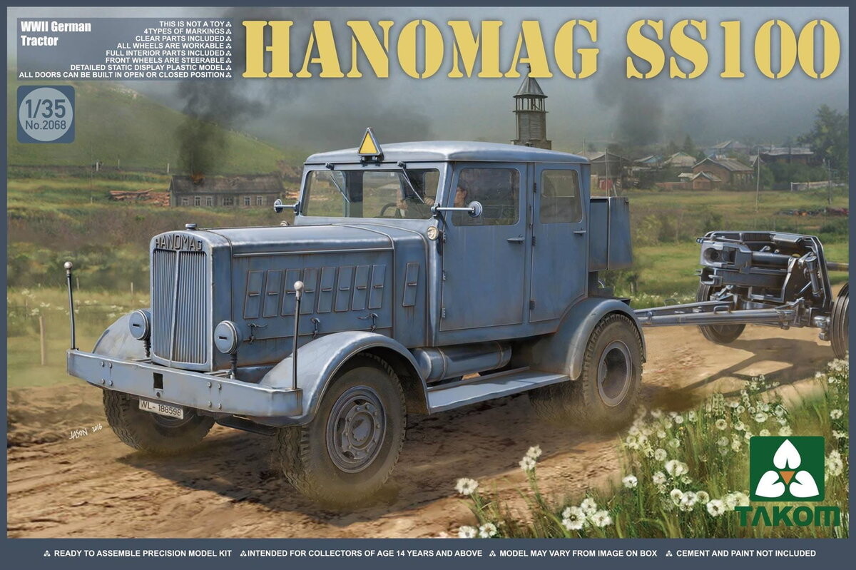 

Ханомаг Ss100 1:35 Таком 2068 Takom