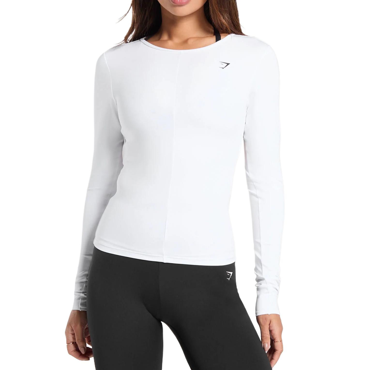 

Футболка классическая женская белая GYMSHARK