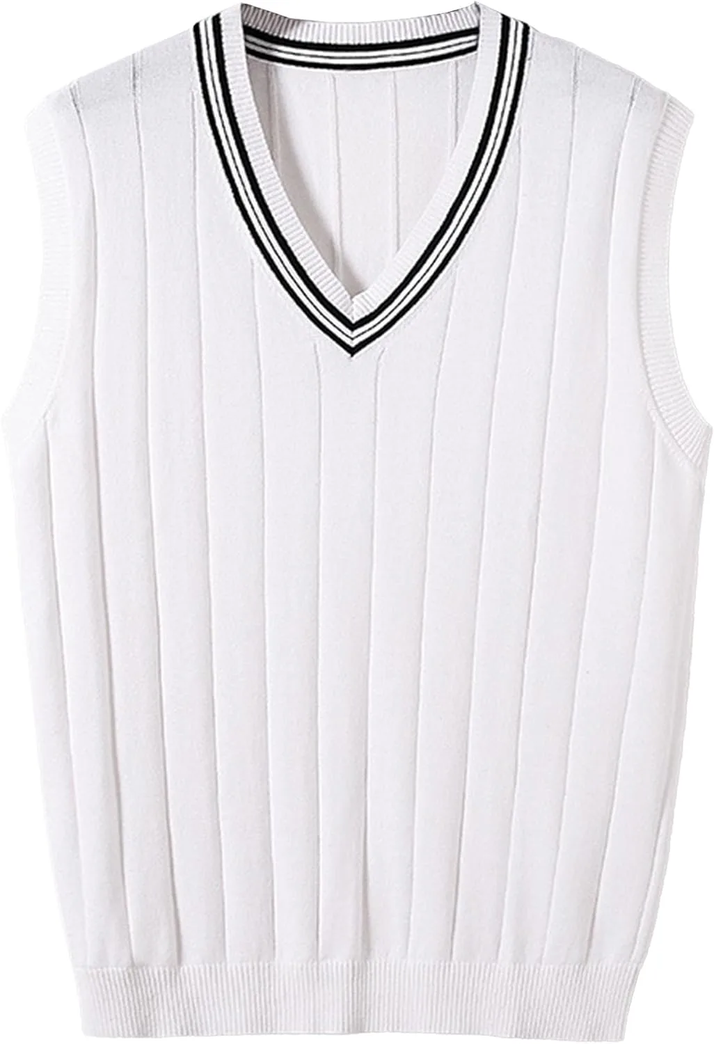 

Мужской вязаный жилет Slim Fit V-образного выреза Gsywaipei