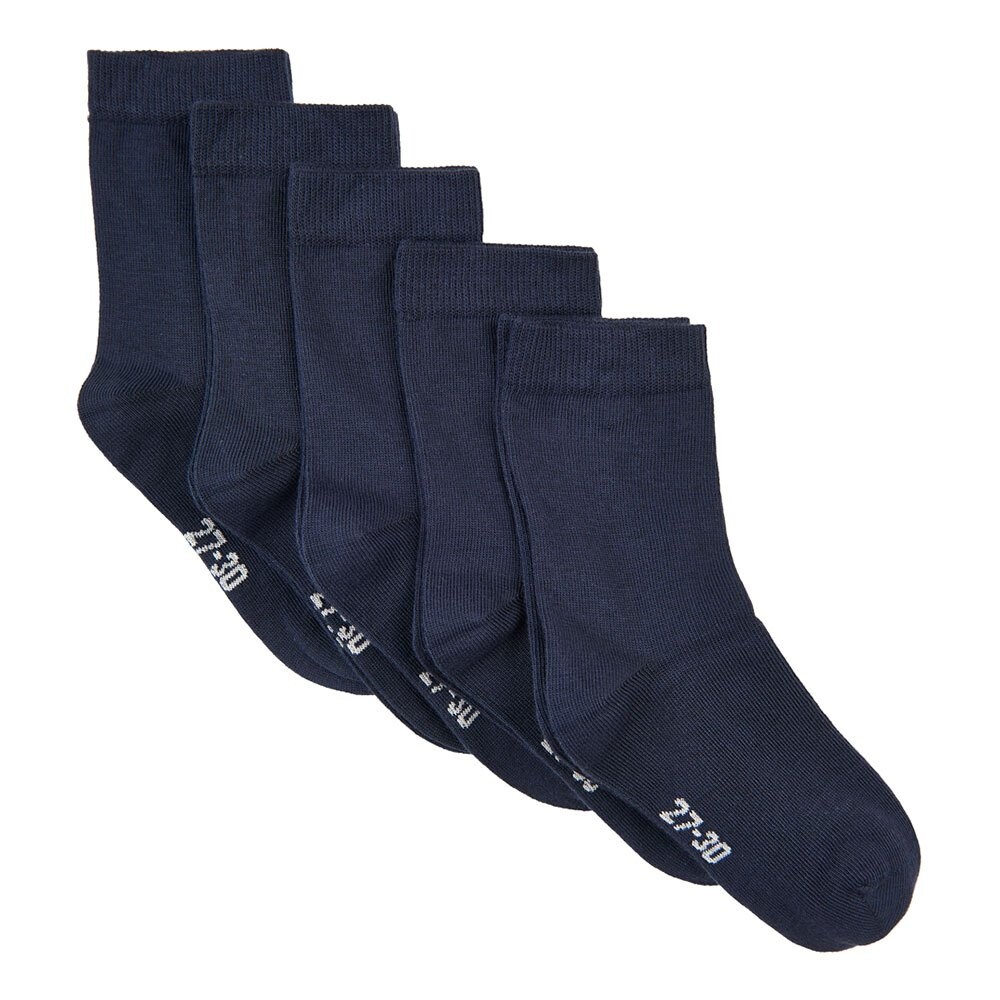 

Носки Minymo Ankle Solid 5 Pack, синий