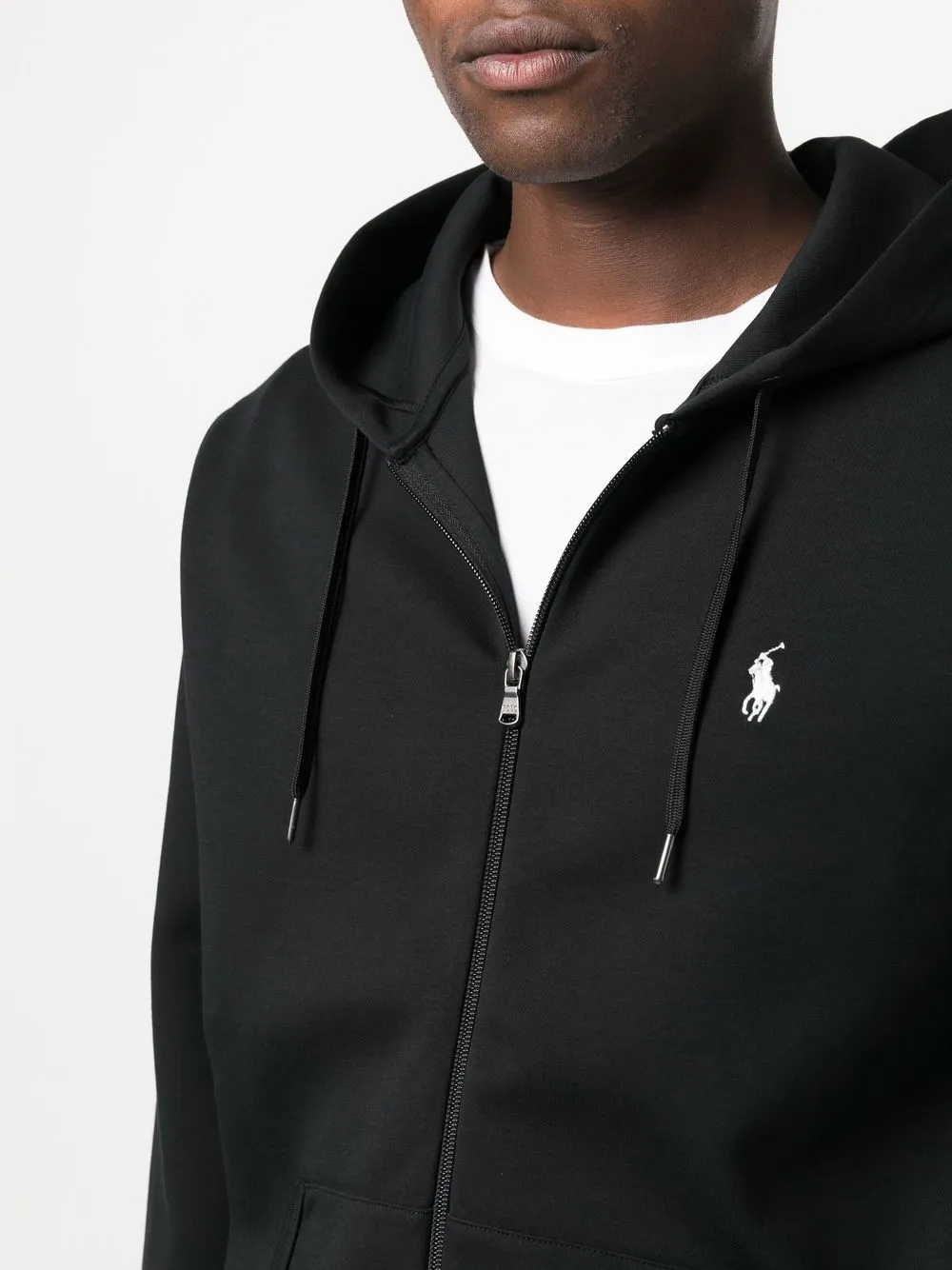Худи с вышитым логотипом POLO RALPH LAUREN, черный — фото 4