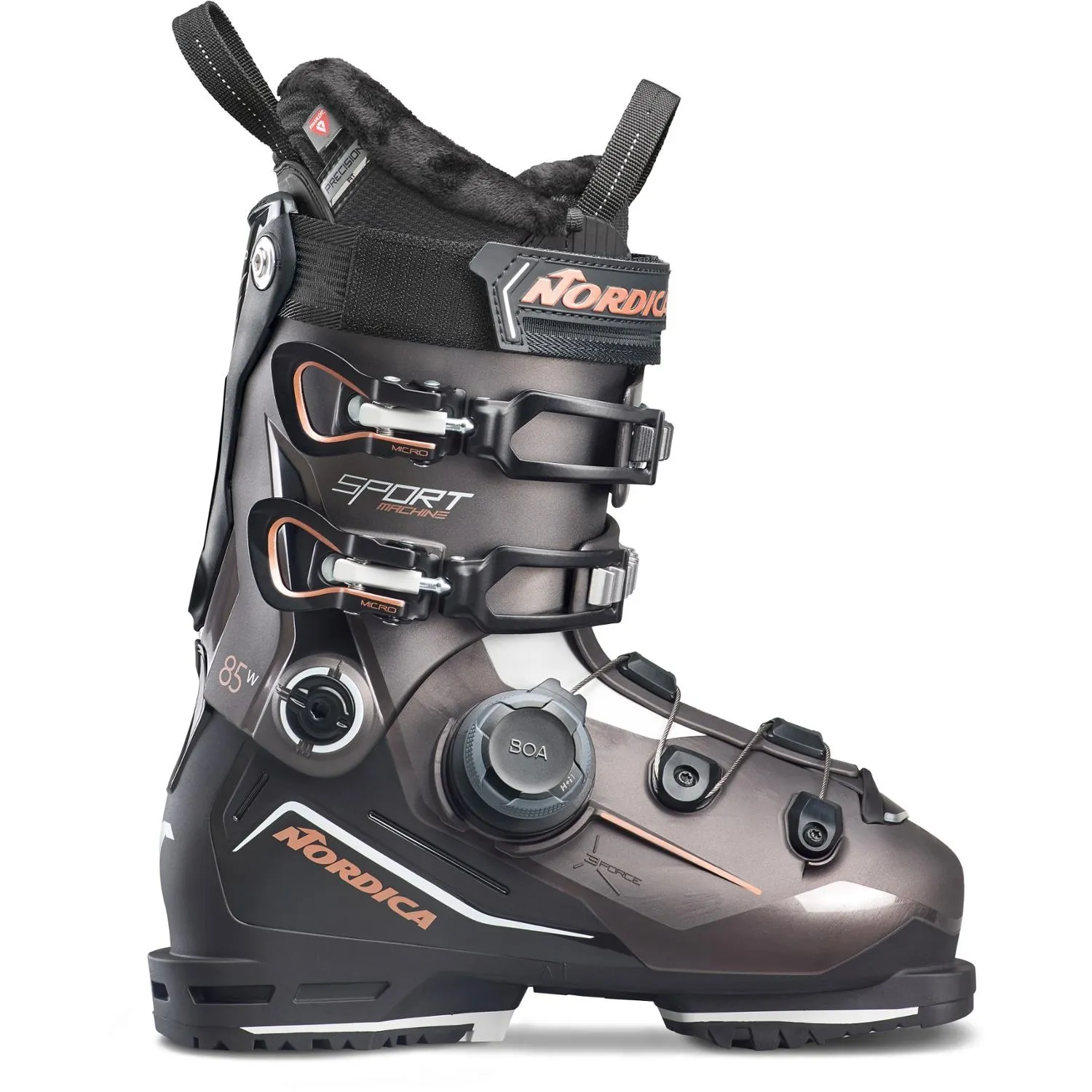 

Женские лыжные ботинки Sportmachine 3 85 W BOA Nordica, Bronze/Black/Pink