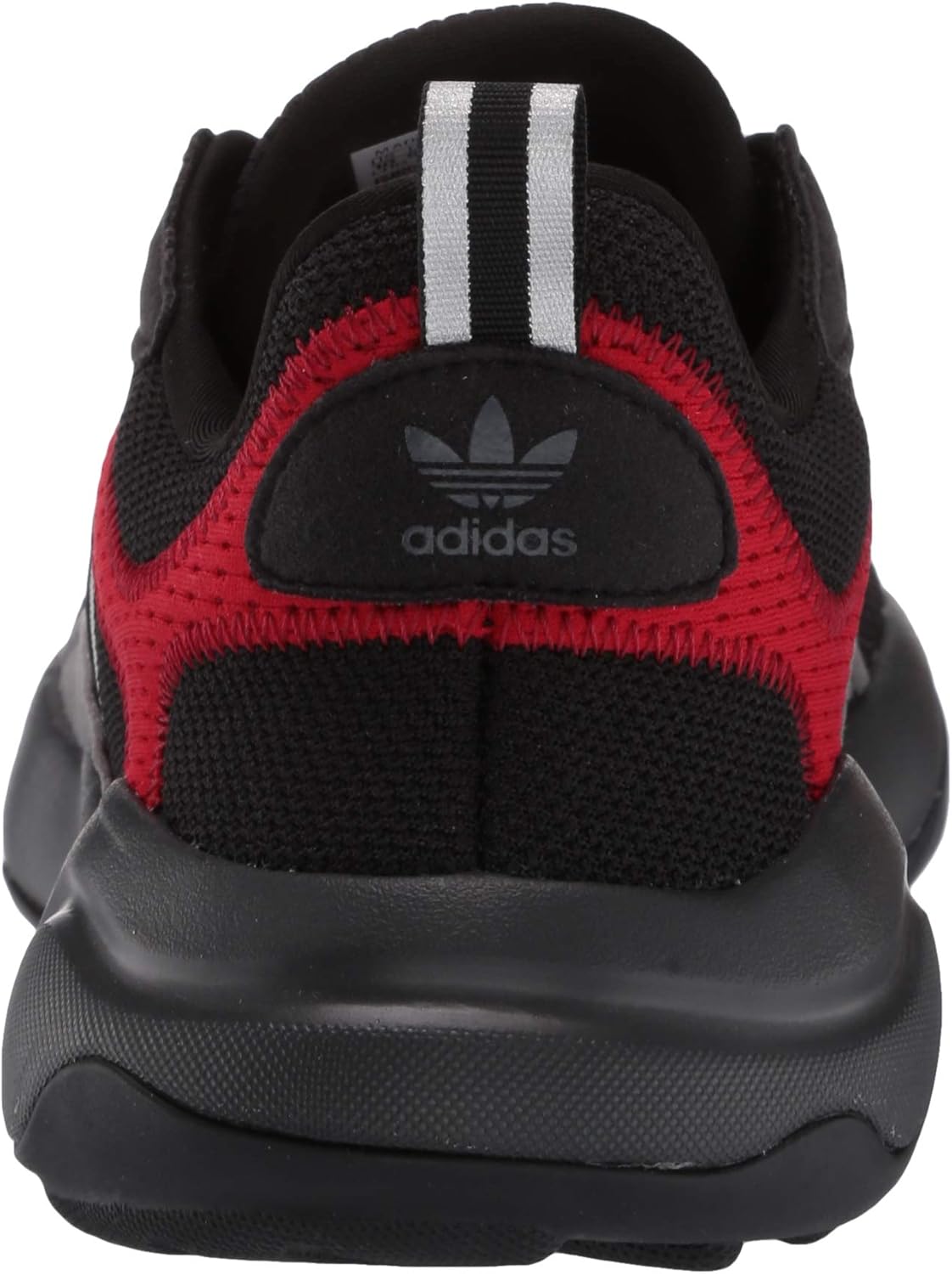Кроссовки adidas Haiwee для детей и подростков, черный/алый — фото 3