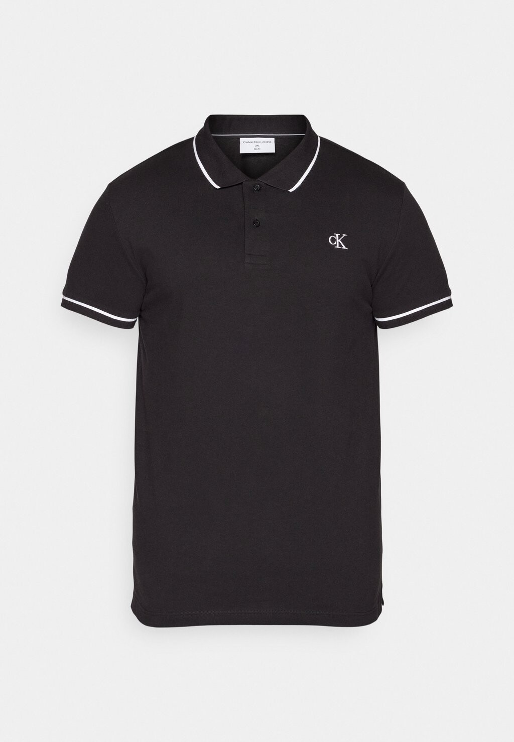

Рубашка поло PLUS TIPPING SLIM Calvin Klein, черный