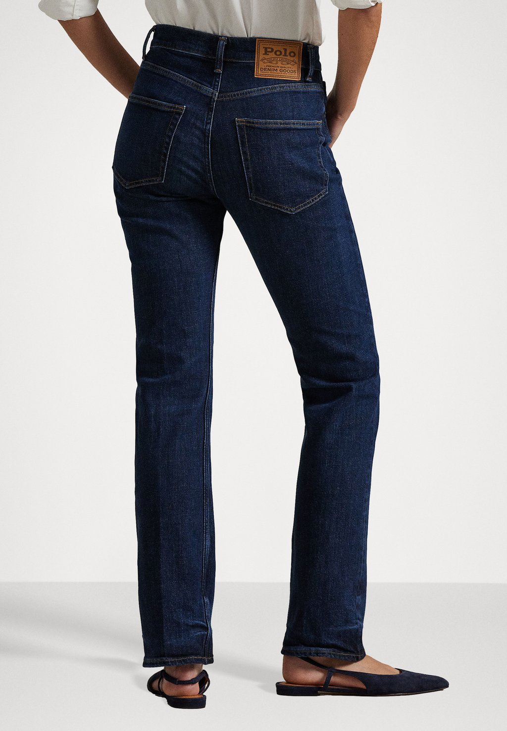 Джинсы прямого кроя STRAIGHT JEAN Polo Ralph Lauren, темно-синий деним — фото 4