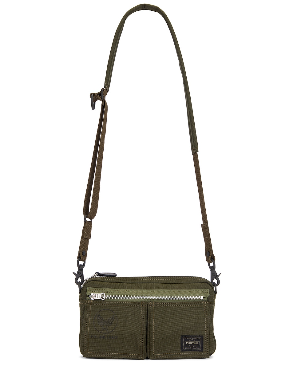 

Двусторонняя сумка через плечо Flying Ace Porter-Yoshida & Co., цвет Olive Drab