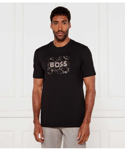 

Футболка te_logospace Regular fit Boss Orange, черный