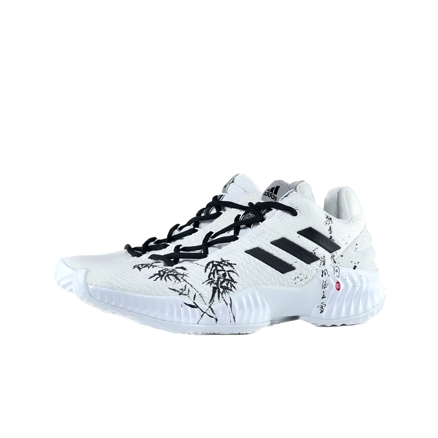 

Баскетбольные кроссовки Pro Bounce 2018 мужские с низким верхом белого цвета Adidas