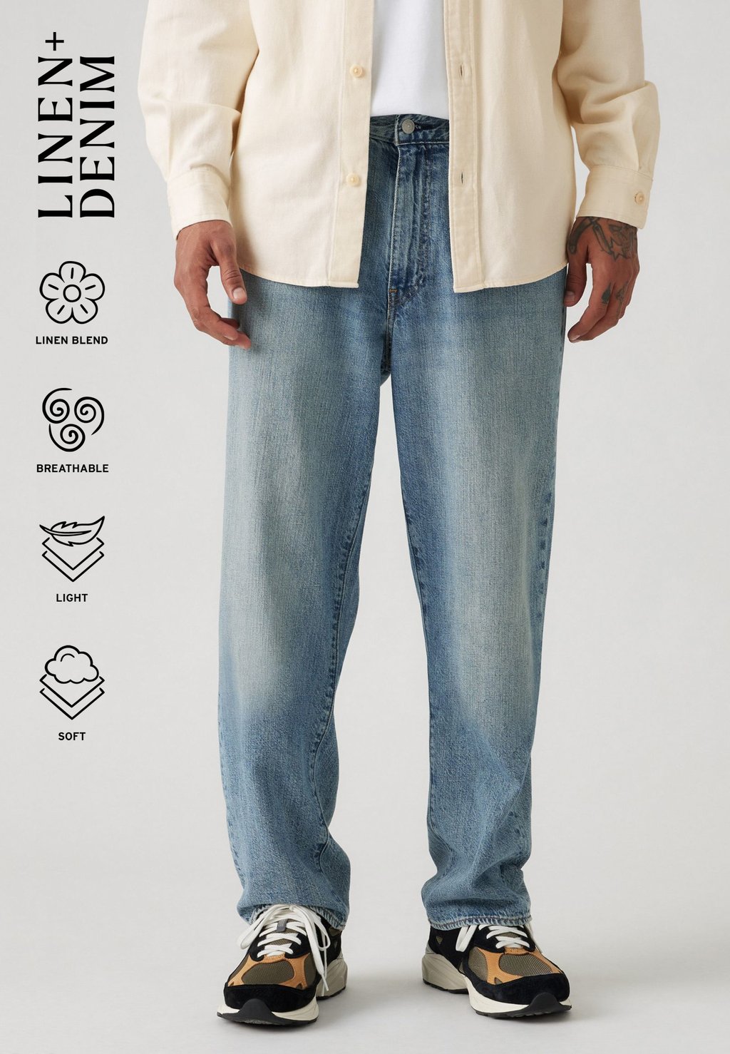 

Джинсы свободного кроя 568 LOOSE STRAIGHT Levi's, синий
