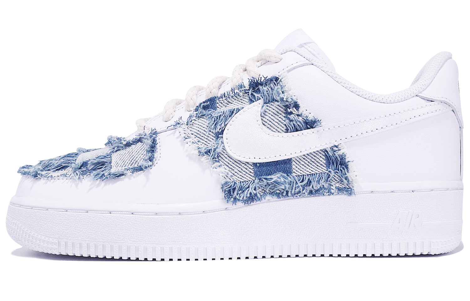 

Кроссовки Nike Air Force 1 Skateboard Shoes Women's Low-Top White Blue