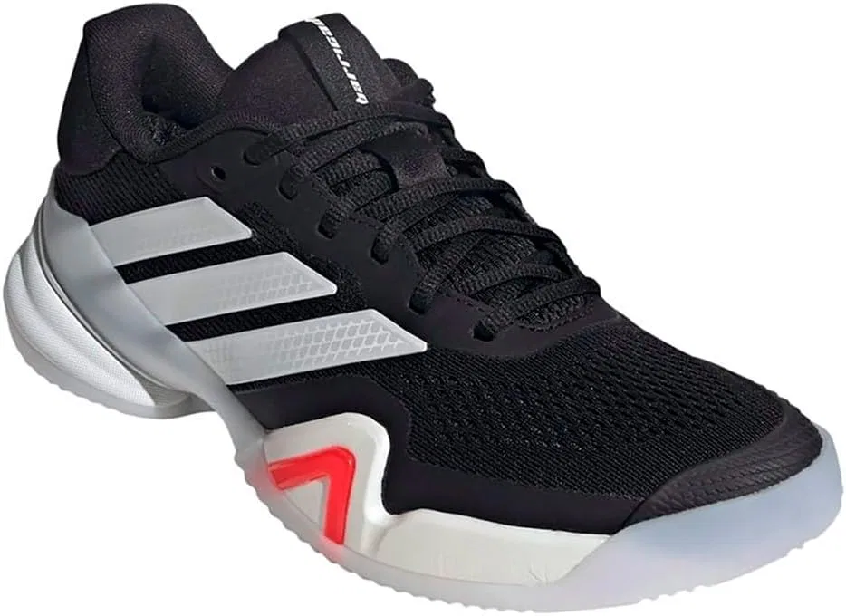 Мужские теннисные кроссовки Adidas Barricade 14 Clay, Core Black Zero Met Lucid Red — фото 2