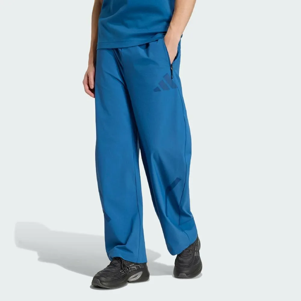 Тканые брюки ZNE Adidas, blue