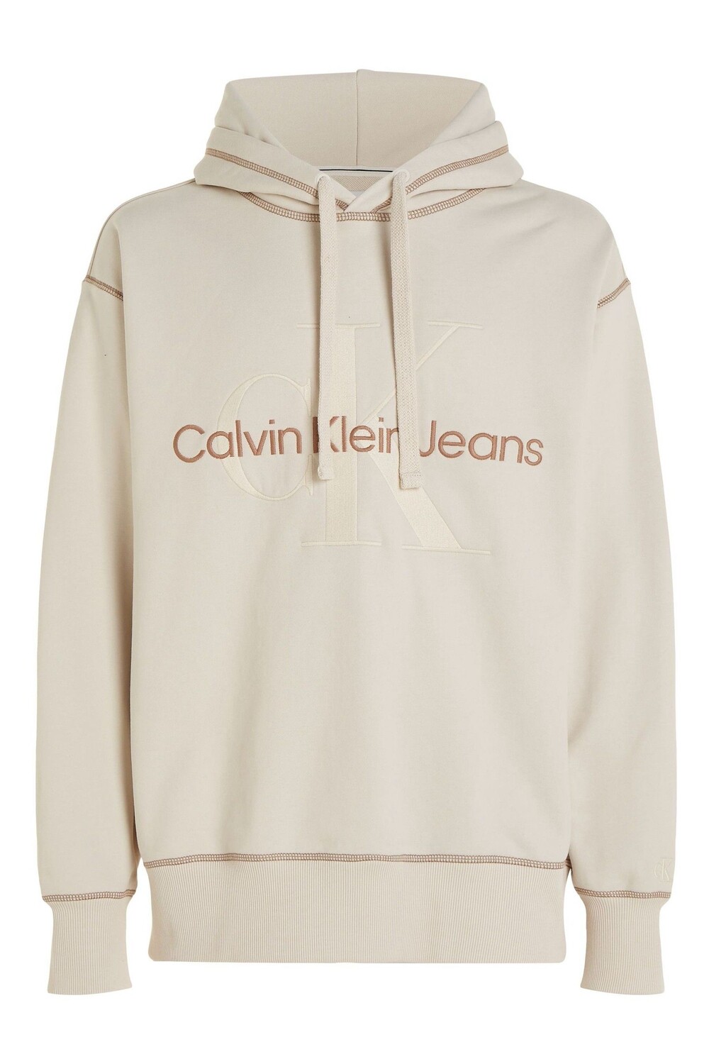 

Толстовка с логотипом Calvin Klein Jeans, бежевый