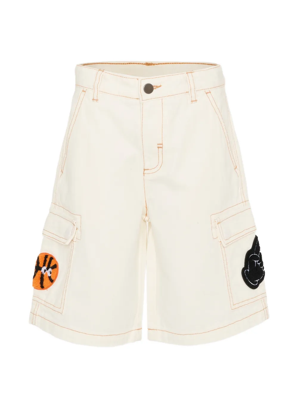 

Карго-шорты с аппликацией Stella Mccartney Kids, бежевый