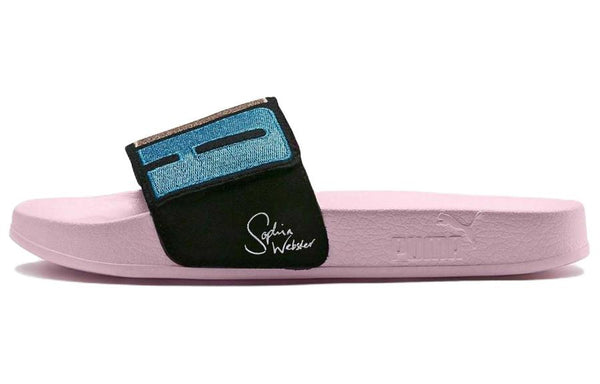 Тапочки sophia webster x leadcat slide 'parfait pink black' Puma, черный — фото 2