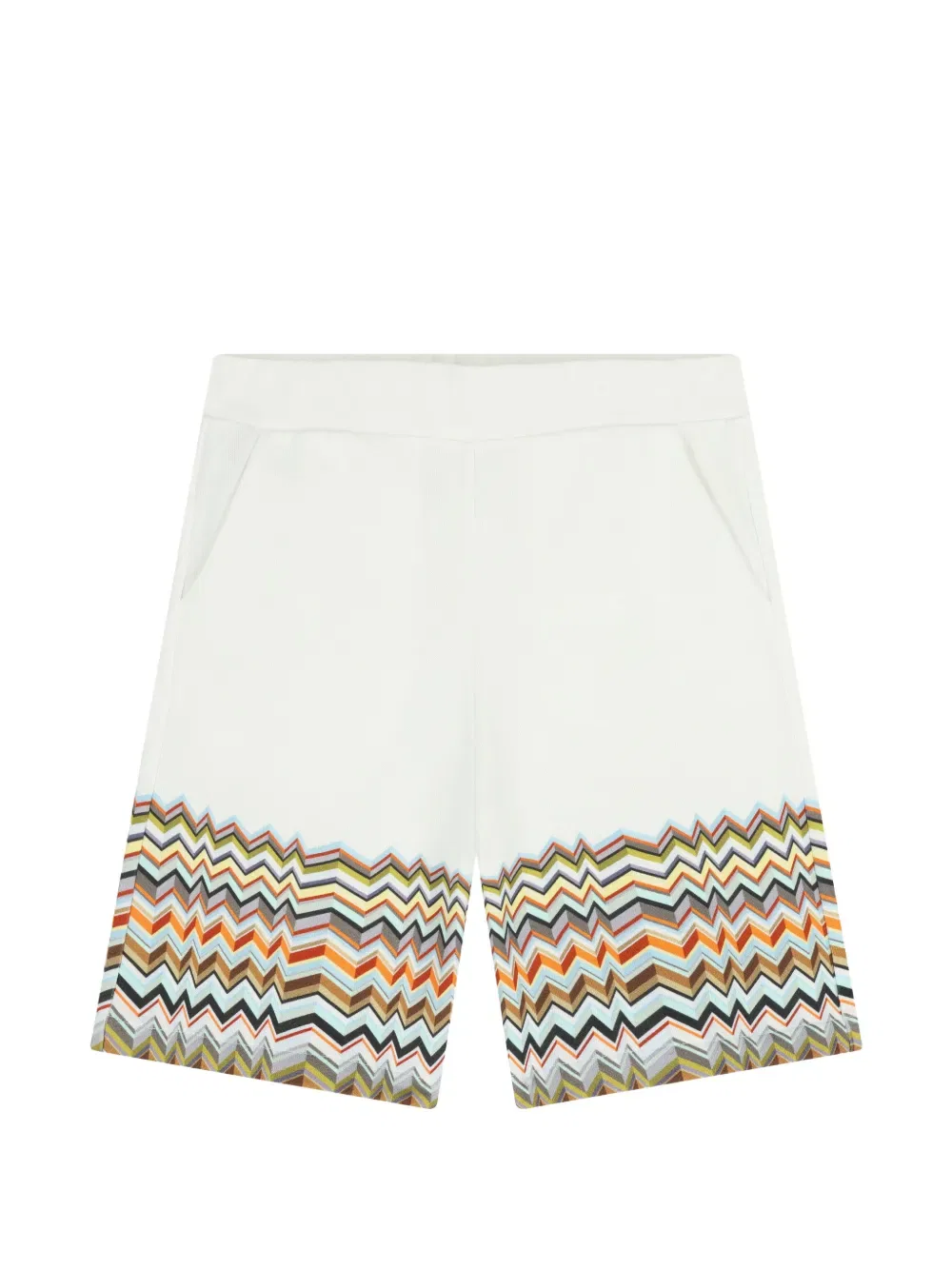 Шорты «зигзаг» Missoni Kids, белый
